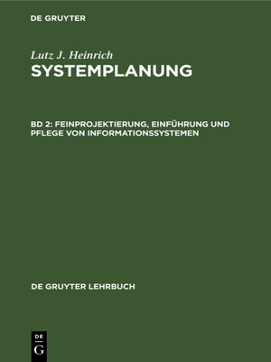 cover image of Feinprojektierung, Einführung und Pflege von Informationssystemen